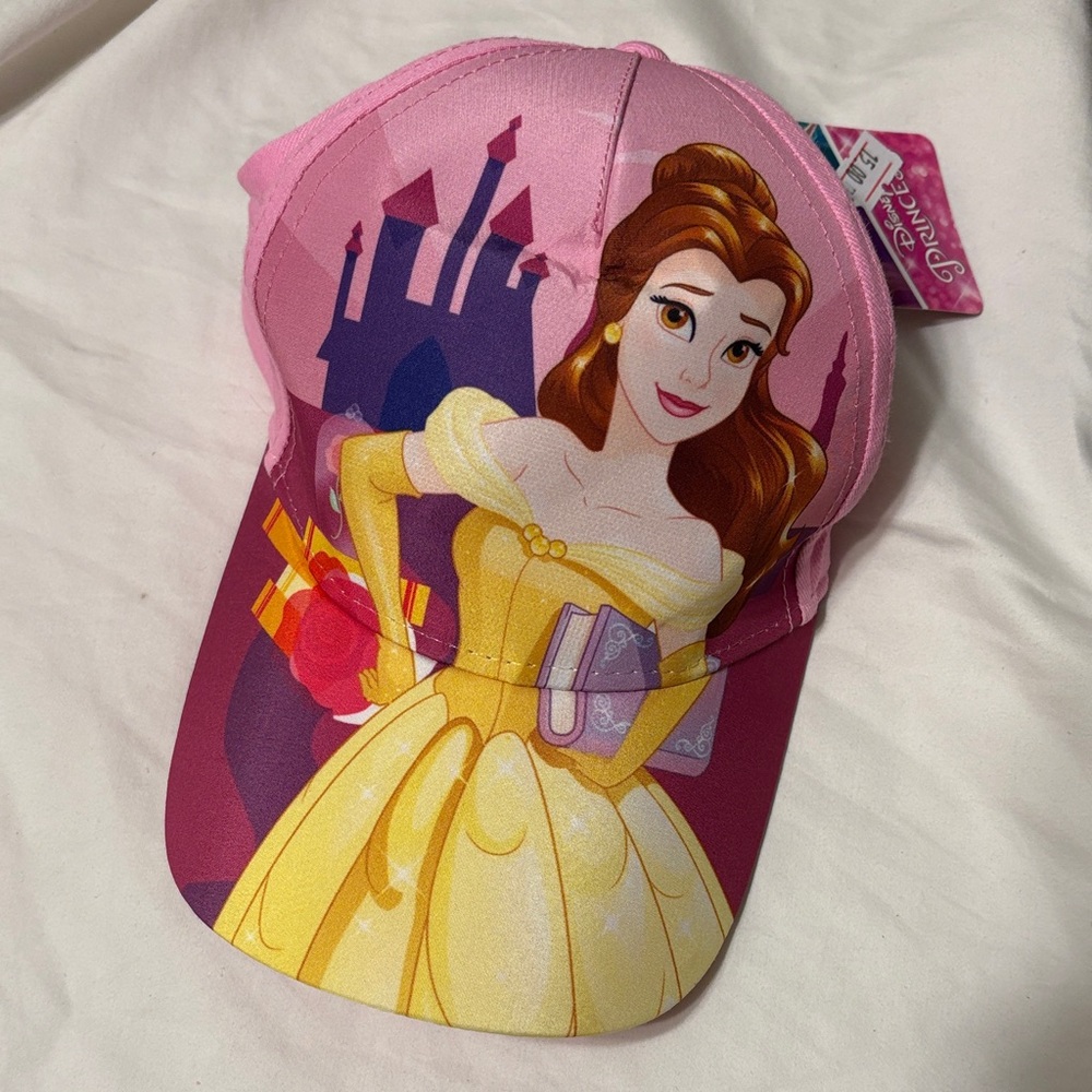 Disney Princess Pink and Yellow Castle Cap